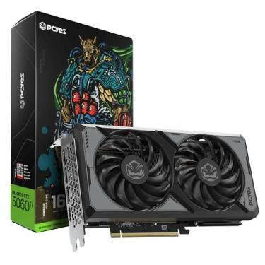 Imagem de Placa de Vídeo PCYES NVIDIA GeForce RTX 5060 Ti, 16GB, GDDR7, DLSS, Ra