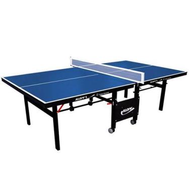Imagem de MESA DE PING PONG MDF 18mm 1084 KLOPF C/ RODAS + Kit Raquetes e Bolinh