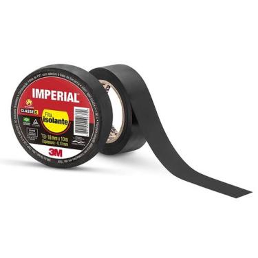 Imagem de Fita Isolante 3M Imperial 18mm x 10m Preta
