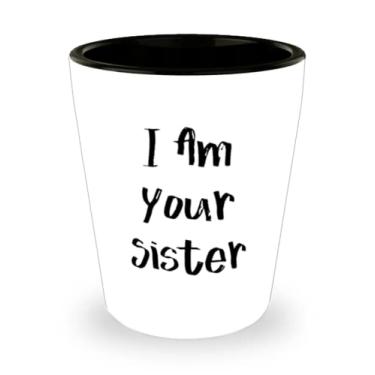 Imagem de Love Sister Gifts, I Am Your Sister, copo de tiro de aniversário para irmã