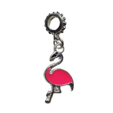 Imagem de Berloque Flamingo Banhado a Prata 925