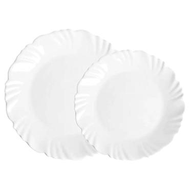 Imagem de Jogo de Pratos Raso e Sobremesa Nadir Duralex Linha Pétala 12 Peças