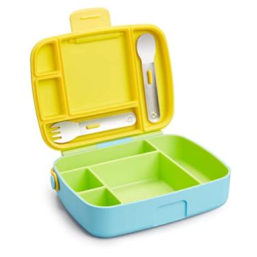 Imagem de Munchkin® Lunch™ Bento Box para crianças, inclui utensílios, verde