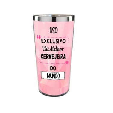 Imagem de Copo Termico Cerveja Melhor Cervejeira do Mundo