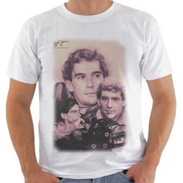 Imagem de Camiseta Camisa Lc 568 Ayrton Senna Do Brasil Formula 1 - Primus