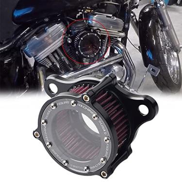 Imagem de FINMOKAL Kit De Filtro De Entrada De Filtro De Ar Para Harley Sportster Iron 883 1200 72 48 1988-2021