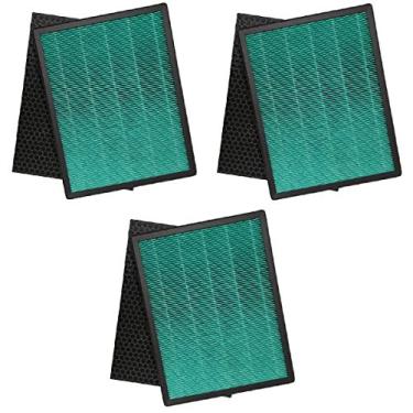 Imagem de Nispira Kit de substituição True HEPA + kit de pré-filtro de carbono ativado compatível com purificador de ar Rabbit Air BioGS 2.0 ultra silencioso modelo SPA-550A e SPA-625A, 3 pacotes