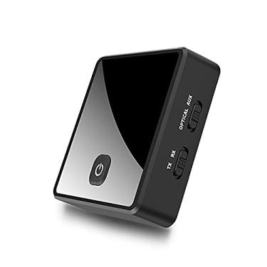 Imagem de Bonnu BT 5.0 Transmissor Receptor 2 em 1 Adaptador de Áudio Sem Fio (3,5 mm RCA Óptico AUX) com Indicador LED Faixa de Transmissão de Baixa Latência 10M para TV Carro/Sistema Estéreo Doméstico