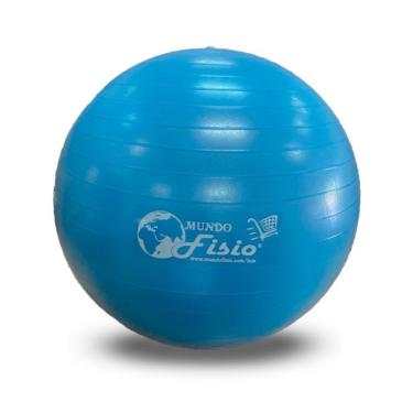 Imagem de Bola Suiça Pilates Yoga Abdominal Gym Ball 65cm Bomba Grátis Mundo Fisio