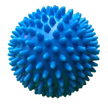 Imagem de Bola de massagem dura pontiaguda de pvc,apaziguador de fasce¨ªte esportiva m?o p¨¦ para aliviar a dor muscular e melhorar a circula??o sangu¨ªnea(light blue), Bola de massagem pontiaguda bola pvc d