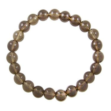 Imagem de Pulseira unissex Falari de 8 mm com pedras semipreciosas naturais e el sticas