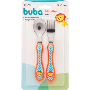 Kit talheres em silicone e inox introdução alimentar bebe - Buba - Kit  Talher Infantil - Magazine Luiza