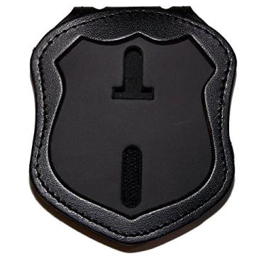 Imagem de Perfect Fit Shield Wallets Porta-crachá com clipe de cinto NYPD Patrol Officer com bolso e corrente (recorte PF145)