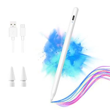Imagem de Caneta Stylus para iPad com sensibilidade à inclinação e rejeição da palma da mão, Active Pencil compatível com Apple iPad Pro 11/12,9 polegadas, iPad 6, 7, 8, 9/10ª geração, iPad Air 3ª/4ª geração,