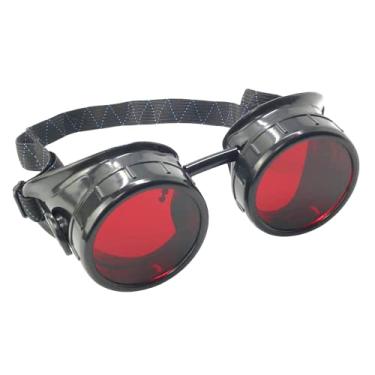 Imagem de UMBRELLALABORATORY Steampunk Mad Scientist Goggles Rave Glasses costume eye protection goggles welding style