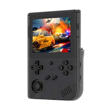 Imagem de RG351V Game Console Retro Games WiFi Pairing Game Built-in 16GB RK3326 Open Source 3.5 IN 640 * 480 Handheld Game Console Emulator Para PS1 Kid Gift com Extra 64GB TF Card