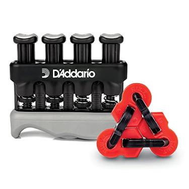 Imagem de D'Addario Accessories Varigrip fortalecedor de dedos com Fiddilink – Exercitador de dedos e treinador de guitarra com cordas simuladas para construção de calos – Ferramenta de fortalecimento