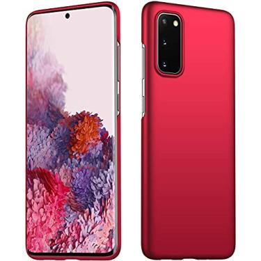 Imagem de Capa Capinha Protetora Para Samsung Galaxy S20 E S20 5g com Tela de 6.2" Polegadas Case Acr�lica Fosca Ultra Fina, Luxuosa Premium Super Diferente - Danet (Vermelha)
