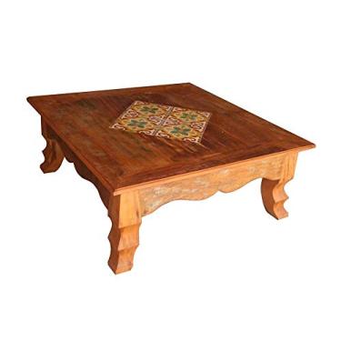 Imagem de Mesa de Centro Rústica Tida em Madeira de Demolição - Cód 1704