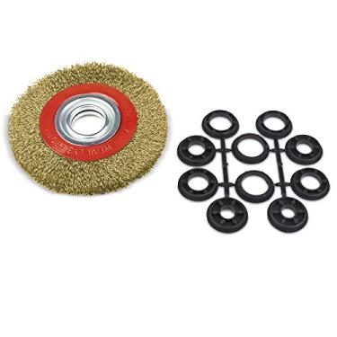 Imagem de Escova de Aço Circular Latonada 6X3/4 Rocast