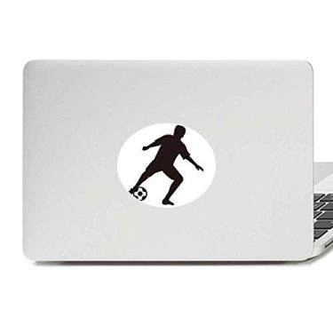 Imagem de Adesivo de notebook com emblema de vinil esportivo futebol futebol americano contorno