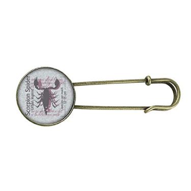 Imagem de Discover World – Broche de Metal Retrô com Organismo Marinho Lagosta