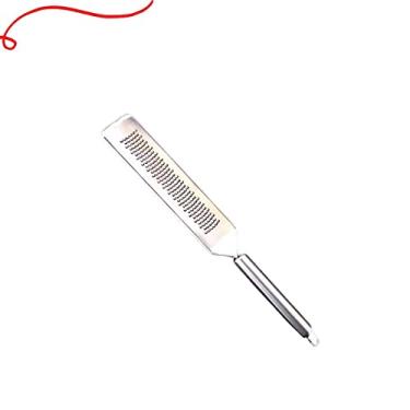 Imagem de Ralador culinário profissional de raspas finas e cítricos - Inox - Zester - igual Rita Lobo