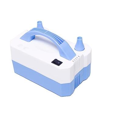 Imagem de INFLADOR COMPRESSOR BOMBA BALÕES BEXIGAS 2 BICOS 110V AZUL