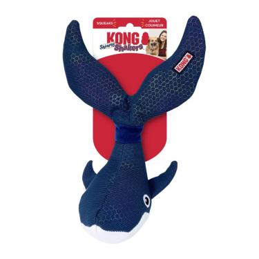 Imagem de Brinquedo Pelúcia Kong Shakers Shimmy Baleia Para Cães - Médio