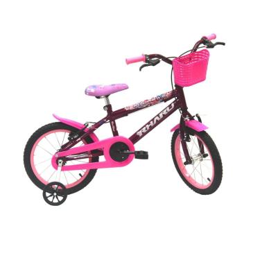Imagem de Bicicleta Infantil Aro 16 Rharu Tech Flower-Feminino