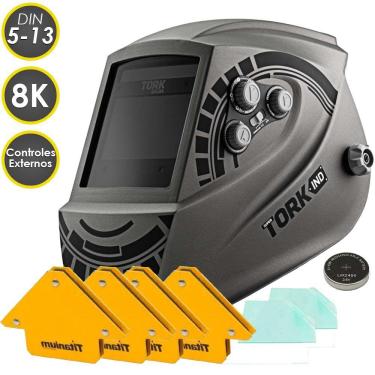 Imagem de Mascara De Solda Automática 8k+ 4 Esquadros 12 Kg Super Tork