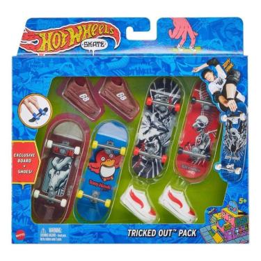 Imagem de Hot Wheels Skate de Dedo com Tênis Fingerboards - Mattel
