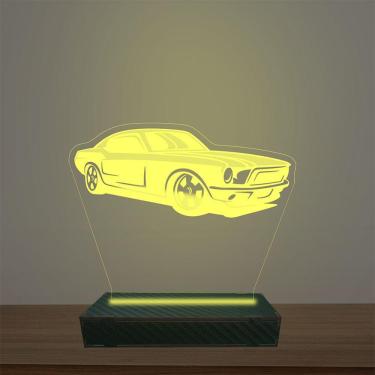 Imagem de Luminária Led 3d Carro Abajur Luxo