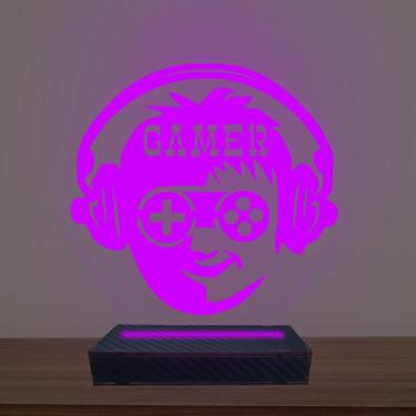 Imagem de Luminária Led 3d Gamer Abajur Luxo