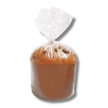Imagem de KIT C/ 01 PCT. DE SACO PLASTICO P/PANETONE 100G (14X25 CM.) LISO C/ 100 UN.