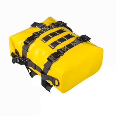 Imagem de WILD HERAT Bolsa Impermeável para Moto 8L, Instalação Rápida e fácil de limpar Saco Motociclista Mala (amarelo)
