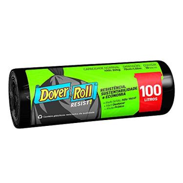 Imagem de Dover-Roll Saco Para Lixo Resist 100 Litros Preto Rolo Com 10 Sacos