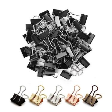 Imagem de Mr Pen - Clipes de fichário, pacote com 50, 1,9 cm, preto, mini e micro, clipes de papel de escritório