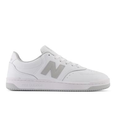Imagem de New Balance Tênis masculino Bb80 V1, Branco/Cinza, 5