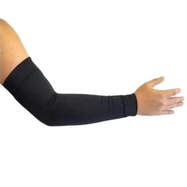 Imagem de Manguito Mangote com Proteção Solar UV50+ Motoqueiro Ciclista Motoboy Corrida Esporte Tamanho:P