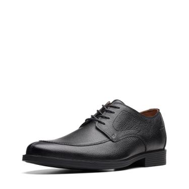 Imagem de Clarks Avental Oxford masculino Whiddon, Preto polido, 42