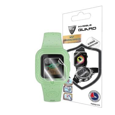 Imagem de IPG Para Garmin vivofit jr. 3, rastreador de atividades para crianças, protetor de tela de hidrogel (4 unidades) Película transparente HD invisível antiarranhões - suave/autorreparação/bolha para jr.