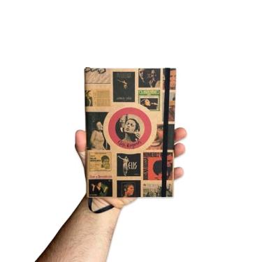 Imagem de Sketchbook Caderno Elis Regina Como Nossos Pais com Elástico e Marca Página Aquarela (Reciclado 80 Páginas, M (10x14cm))