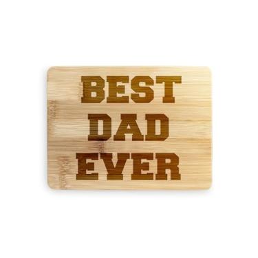 Imagem de Tábua de cortar papai, melhor pai de todos os tempos, presentes para o pai, presentes para o pai, tábua de corte de bambu, ideia de presente de inauguração de casa, aniversário, ideia de presente de
