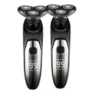 Imagem de Kit 2 Barbeador Elétrico Profissional C/ 3 Lâminas Le-5209 - Lelong