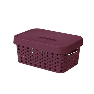 Imagem de Caixa Organizadora Multiuso Plástica 4,5 Litros Com Tampa - Usual Util