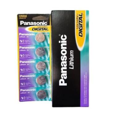 Imagem de Bateria Panasonic Cr2032 Tira C/5 Botão Lithium 3V