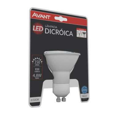 Imagem de Lâmpada Dicróica Led Mr16 4w 2700k 4000k 6500k Avant, 6500k