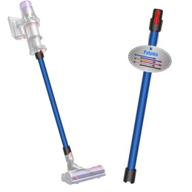 Imagem de Pulyibo Varinha de extensão para tubo Dyson, peças de substituição para aspirador de pó Dyson Stick V15 V11 V10 V8 V7, varinha de substituição para varinha de liberação rápida de 71 cm (azul)