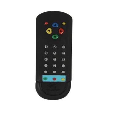 Imagem de Mordedor Bebe Controle Remoto Anti Stress Gengiva - Vila Toy, Preto